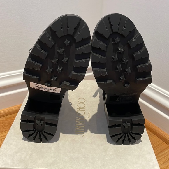 Jimmy Choo, Eshe 65 Glitter Hiking Boot, Brand New in Box - Picture 6 of 11